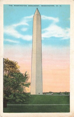 Postcard Washington Monument Washington DC NH1