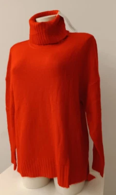 * Esprit pfiffiger Rollkragen Pullover Gr. L 40 Oversized NEU Rot eher XL - Bild 1 von 4