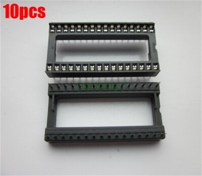 10Pcs DIP-32 32 Pin 32Pin Socket Adaptor Solder Type Wide vf