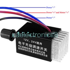 1X Motor Speed Controller Switch Truck Fan Heater Control Defroster DC 12V 24V