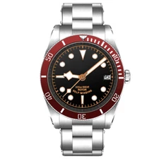 39mm Corgeut Sterile Dial Sapphire Glass Waterproof NH35 Automatic Mens Watch