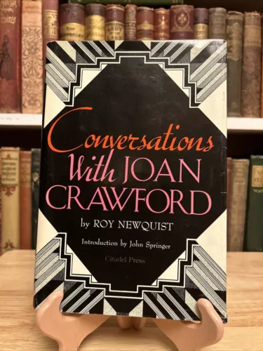 Conversations With Joan Crawford by Roy Newquist HC (1980) HCDJ