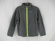 Under Armour Youth ColdGear Loose Full Zip Athletic Top Size YLG  A424
