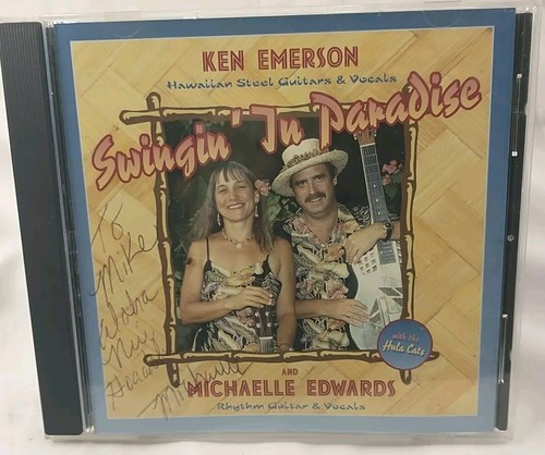 Ken Emerson & Michaele Edwards,Swingin' in Paradise CD 1999 UNVERIFIED SIGNATURE