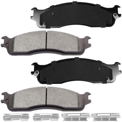 4X Front Premium Ceramic Brake D965 For Dodge RAM 1500 2003-2008 RAM 2500 H09