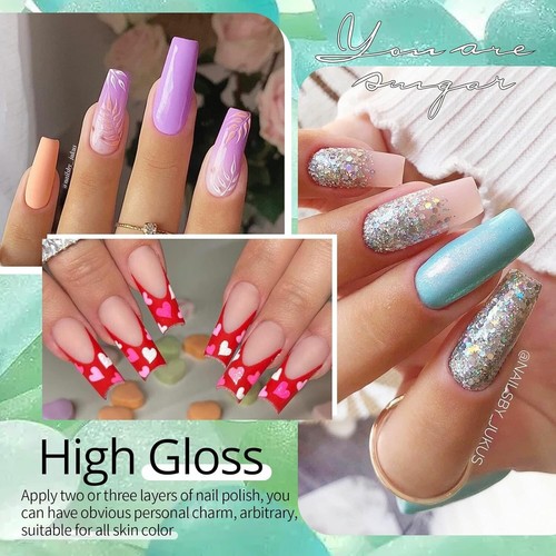 UV Nagellack Set 36 Farben Pastell Nude Neon Gel Nagellack Maniküre Geschenk - Bild 4 von 12