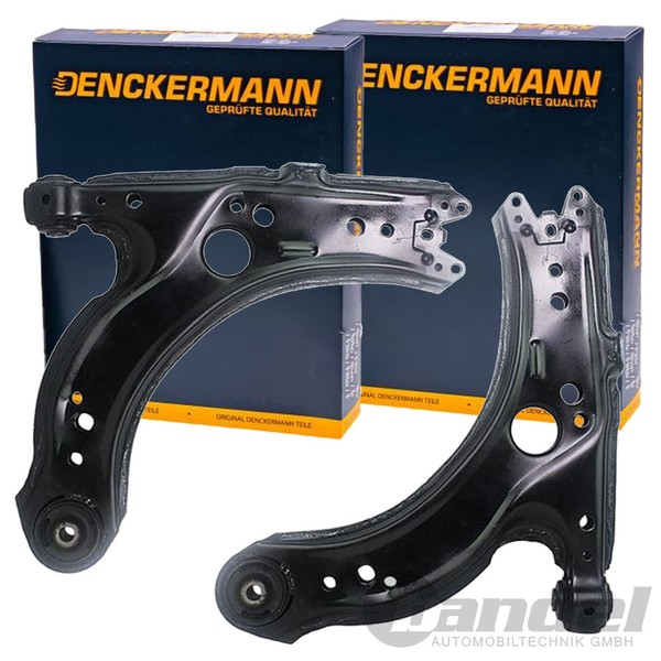 2X Denckermann Querlenker Satz Unten Vorne Passend FüR Audi A3 Seat Leon Toledo-image