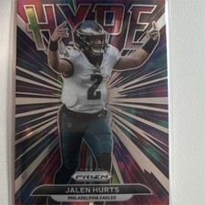 Panini 2021 Prizm Hype Jalen Hurts #H-4 Eagles NFL Football Insert