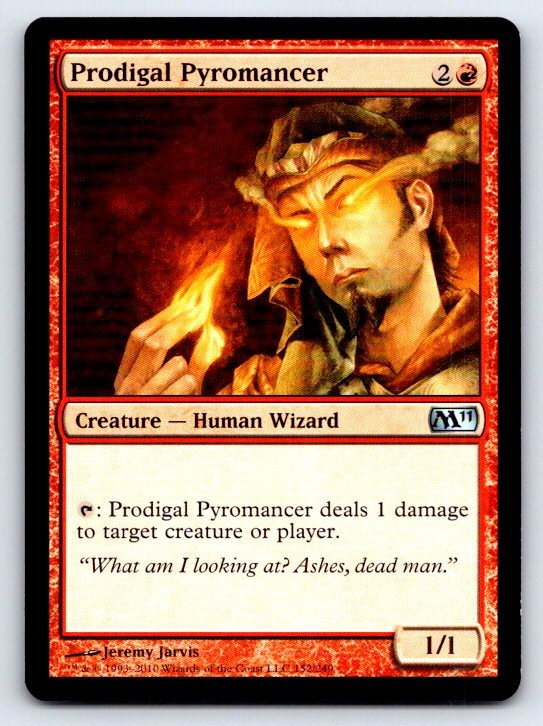 Prodigal Pyromancer Uncommon Magic 2011 (M11) Magic: The Gathering