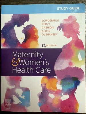 Study Guide for Maternity and Women's Health Care  (2019, Trade Paperback):VG