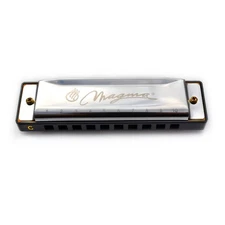 Magma Harmonica, 10 Holes 20 Tones Blues Diatonic Harmonica Key of C For Adults,