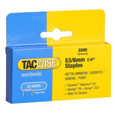 TACWISE Heftklammern 53/6 mm verzinkt 2.000 Stück