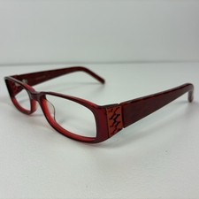 Elizabeth Arden Red Rectangle Eyeglass Frames EA1030-2 51/16/125 Vintage Look