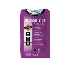 Bond It 3kg Floor Tile Grout Cement Based Formula Ceramic Tiles Slurry Bag GREY