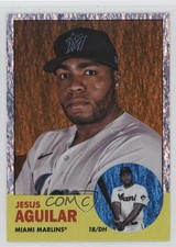 2022 Archives 1963 Topps Design Orange Hot Foil 12/15 Jesus Aguilar #68 0m0