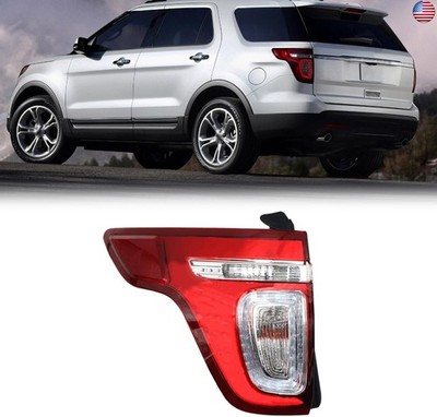 Tail Light Compatible with 2011-2015 Ford Explorer,Rear Brake Lamp Assembly