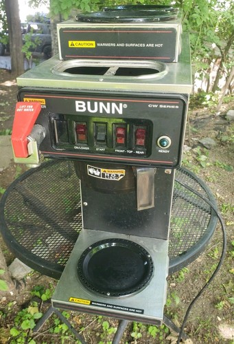 Bunn CW Series Decanter Coffee Brewer 3 Warmers Commercial Untested Parts Repair