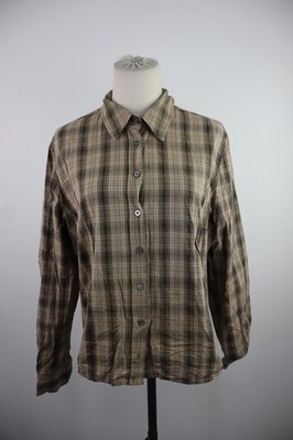 MARELLA DAMEN BLUSE GR. 50 WOMAN SHIRT CASUAL VINTAGE BAUMWOLLE LANGARM