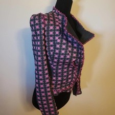 LKNW COMME MOI unique blazer jacket fringe S LKNW Love this high end R23