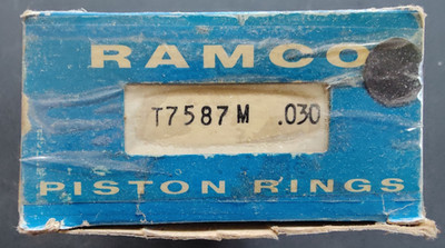 TRW RAMCO T7587 .030 Piston Ring Set fits 1955-62 Edsel Ford Mercury 292 V8