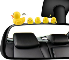Mini Ducks Car Dashboard Decors, 20 Pieces Cute Rearview Mirror Ornaments, Funny