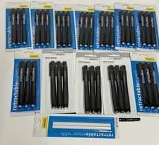 Retractable Eraser 3 Count Pack Lot Of 12