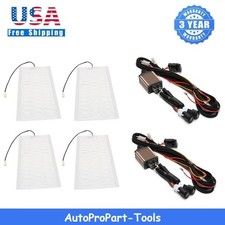 Car Seat Heater Kit 12v 100w Carbon Fiber Heating Pads 3-level Switch Fit 2 Seat Car Seat Heater Kit 12v 100w Carbon Fiber Heating Pads 3-level Switch Fit 2 Seat