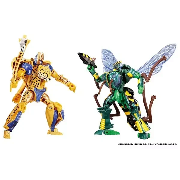 TAKARA TOMY TRANSFORMERS BEAST WARS AGAIN BWVS-03 CHEETUS & WASPINATOR JP - Image 4 of 4