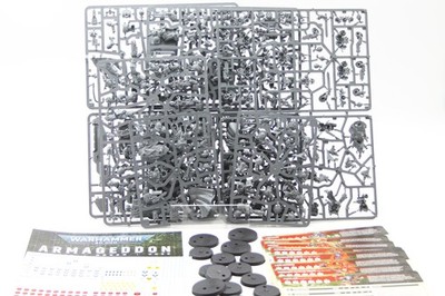 Warhammer 40k 11th Ed: Space Marines Half Armageddon Box (On Sprue /w Cards)