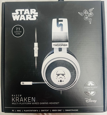 Razer Kraken Stormtrooper Edition - Wired Gaming Headset With Cooling Gel. C2