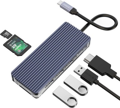 6 in 1 Typ C USB 3.1 auf HDTV Adapter Hub 4K für MacBook Pro Air iMac iPad Pro