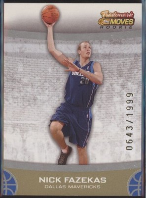 2007-08 Nick Fazekas Topps Trademark Moves     RC 643/1999    #70 (21C3024)