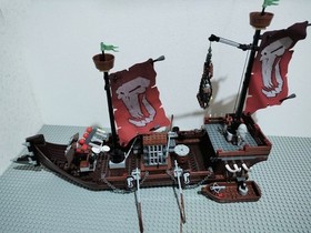 LEGO Castle Fantasy Era Troll Warship 7048 In 2008 Used Retired As Is