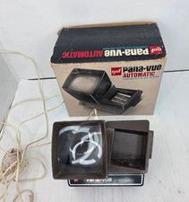 Vintage GAF Pana-Vue Automatic Lighted 2 x 2 Slide Viewer Original Box Untested