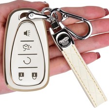 Compatible for Chevy Key Fob Cover - Case White