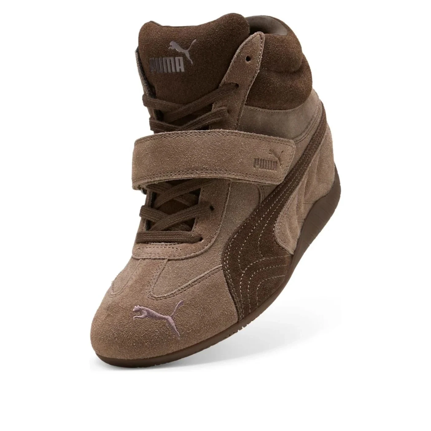 Puma Speedcat Wedge Womens Size 9 Totally Taupe Chocolate 407878 01