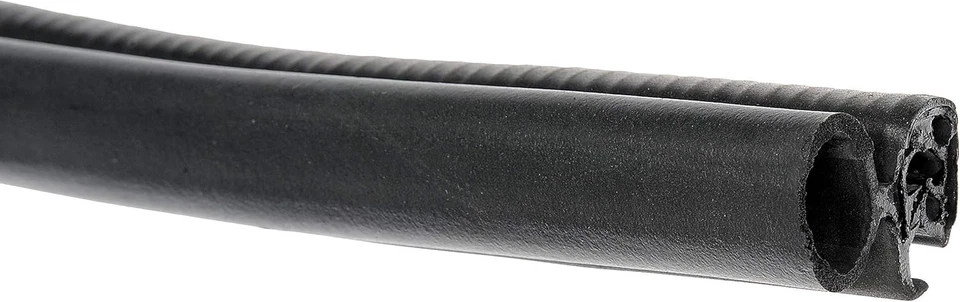 Sello de tira climática compatible negro para puerta lateral del conductor delantero Dorman 926-253  Foto 2 de 3