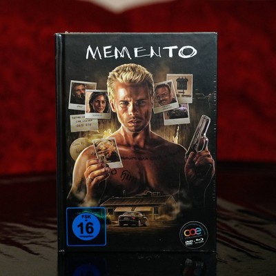Memento (2000) - Mediabook Blu-ray + DVD NEU *Thriller von Christopher Nolan*