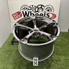 19” Corvette C6 Grand Sport REAR OEM Wheel Rim Chrome 19X12 5457 Speedline OE