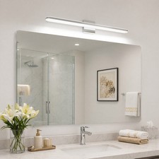 32 inch Modern Chrome LED Vanity Light Bathroom Over Mirror Wall Sconce Fixture