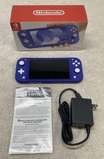 Nintendo Switch Lite Handheld Console Open Box With Charger Blue