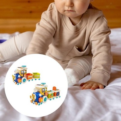 Multifunktionales Zug Spielzeug Interaktives Spiel Kognitive Entwicklung Hand Auge