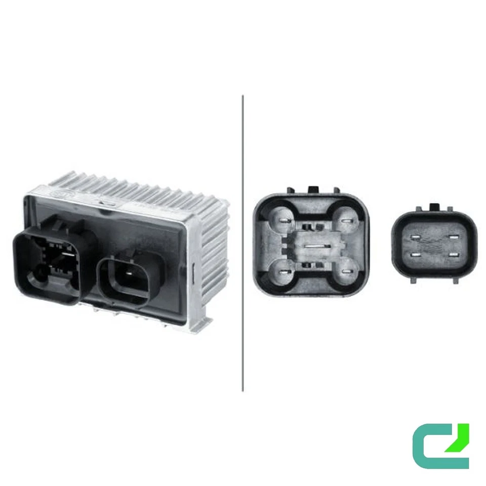 Steuergerät Glühzeit 12 V 9-polig HELLA für u.a. CHEVROLET Aveo Stufenheck - Bild 3 von 4