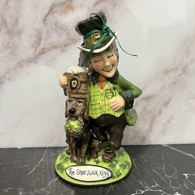 Blue Sky Clayworks The Shamrock King Leprechaun Figurine St Patrick s Day 2022