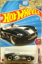 2025 HOT WHEELS COMPACT KINGS #5/10 DARK BLUE RRROADSTER