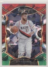 2020 Panini Select Concourse Red White Green Cracked Ice Prizm Jusuf Nurkic 2l4