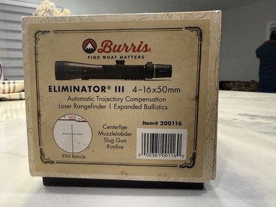 バリス Burris レンジファインダースコープ エリミネーターⅢ メルカリ