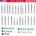100 Types Dental FG Diamond Burs For High Speed Handpiece Friction Grip 50pcs