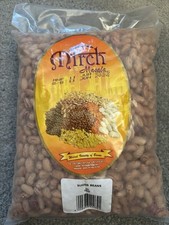 Bulk Dry Borlotti Sugar Beans 1kg AKA Rose Coco, Romano, Red Speckled Kidney