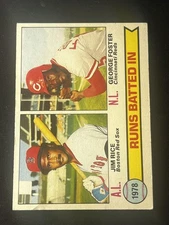 1979 Topps #3 1978 RBI Leaders (Jim Rice / George Foster) LL